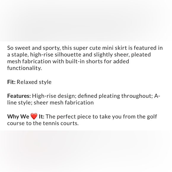 NWT FP Movement Rally Ruffle Skirt - Picture 4 of 4